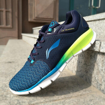 李寧（LI-NING）跑步鞋墨水藍(lán)/海島藍(lán)-3 