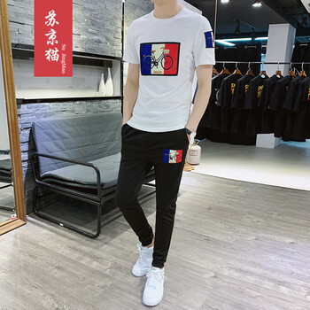 蘇京貓 短袖 男士T恤 T61白色 