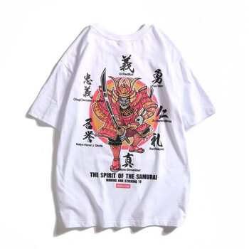 古萊登（GODLIKE） 短袖 男士T恤 武士白 