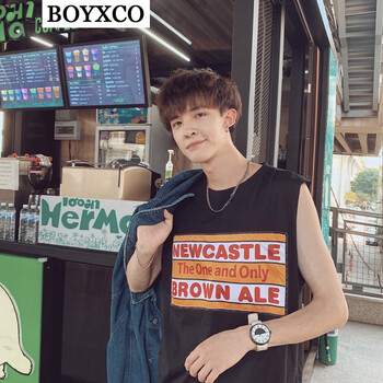 BOYXCO 無袖 男士T恤 BX11黑 