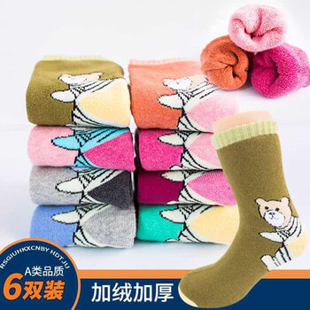 秋冬加厚兒童襪