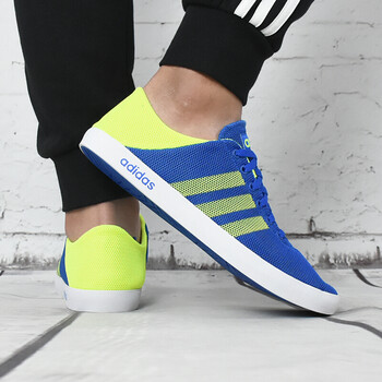 阿迪達(dá)斯（Adidas）板鞋F(xiàn)99172藍(lán) 亮黃熒光 