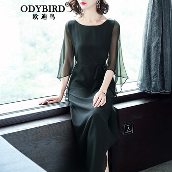 歐迪鳥（ODYBIRD）  不對稱 連衣裙