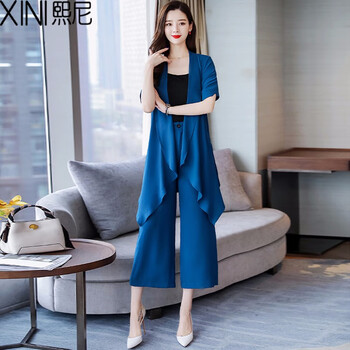 熙尼（XINI） 純色 不規則 連衣裙