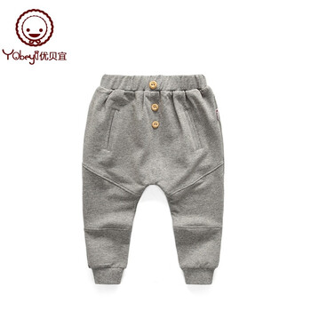 男童糖果色休閑長(zhǎng)褲