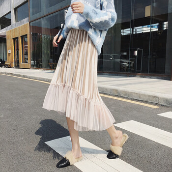 復(fù)古高腰半身裙，穿出優(yōu)雅小仙女