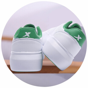 特步（XTEP）板鞋白綠 35，36，37，38，39，40