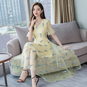 網(wǎng)紗連衣裙，優(yōu)雅又顯瘦