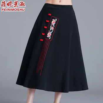 刺繡,刺繡大擺裙,民族,民族,怎么樣