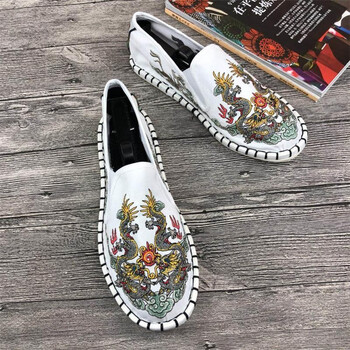 歡躍（huanyue）男士雙龍戲珠（白布） 42