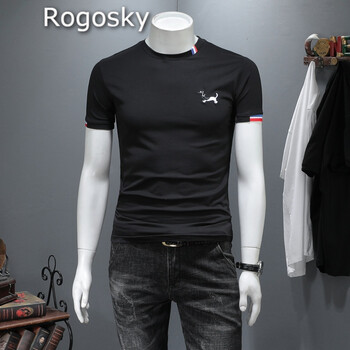 Rogosky 短袖 男士T恤 黑色 XL，4XL，L，M，XXL，XXXL