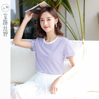 寬松條紋連衣裙，打造百變小仙女