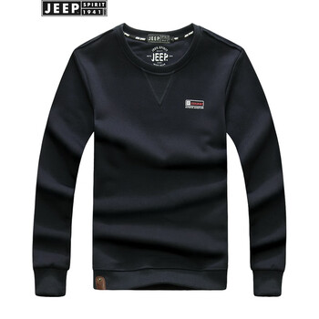 Jeep 長(cháng)袖 男士T恤 026款 寶藍色 