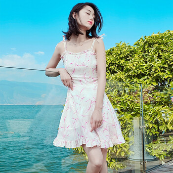 元素,夏短裙,吊帶,流行,趨勢,新款,樣式