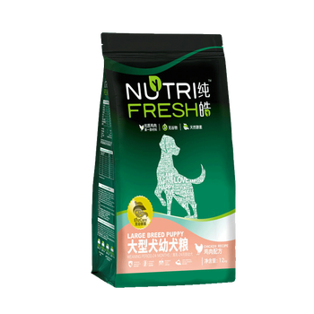 純皓（Nutrifresh） 魚肉口味全階段狗糧  中大型幼犬糧12KG