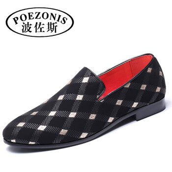 波佐斯（POEZONIS）男士黑色 41