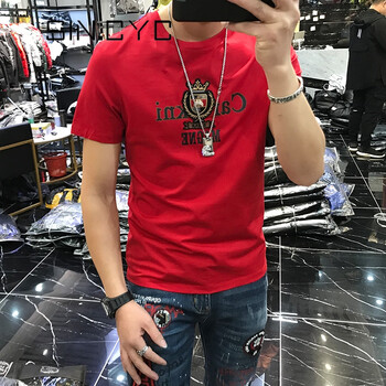 SIN.CYC 短袖 男士T恤 紅色 