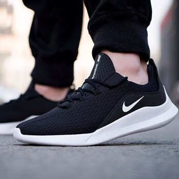 耐克（NIKE）跑步鞋AA2181-010/VIALE/黑白/熒光黃 