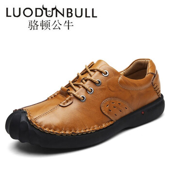 駱頓公牛（LUODUNBULL）男士68819-黃棕 41