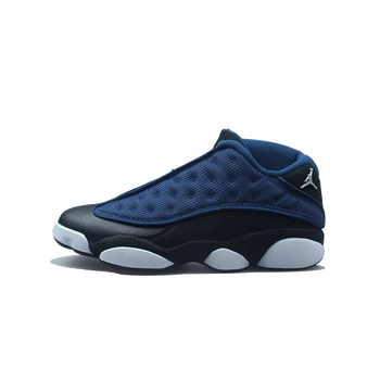 耐克（NIKE）籃球鞋310811-407海軍藍低幫 