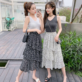 高腰長裙，打造優(yōu)雅小仙女
