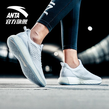 安踏（ANTA）跑步鞋安踏白/冷灰-5 39，40.5，40，41，42.5，42，44.5，43