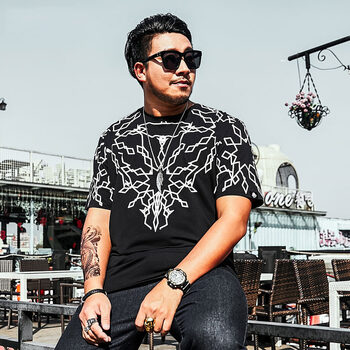 九十九區（ninety-nine district） 短袖 男士T恤 TX18-Y866 