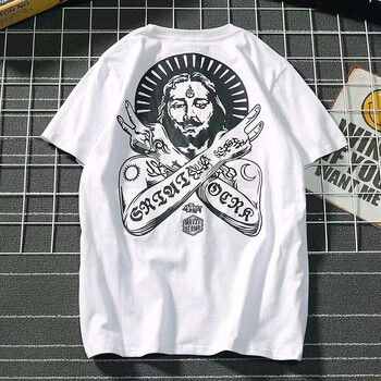 嘉曄（JIAYE） 短袖 男士T恤 白色 法老 