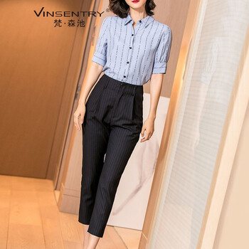 修身簡(jiǎn)約風(fēng)套裝，微胖穿衣兩不誤