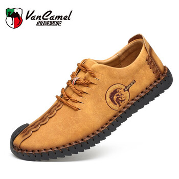 西域駱駝（Van CameL）男士黃色(四季單鞋) 41