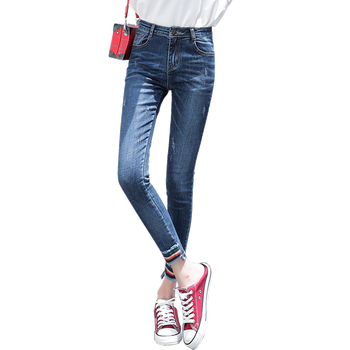 安卡丹（ANNCOODEN）  鉛筆褲/小腳褲 女 九分褲 牛仔褲
