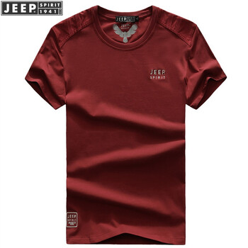 Jeep 短袖 男士T恤 紅色304010 