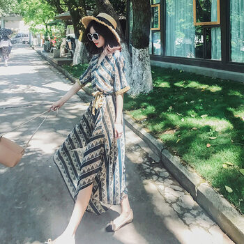 清新碎花長裙，打造浪漫小仙女