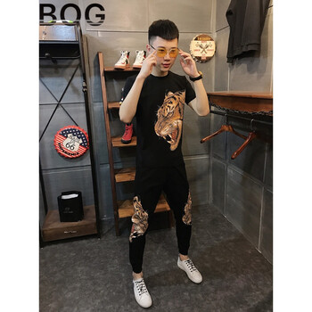 BOG 短袖 男士T恤 套裝（短袖+褲子） 