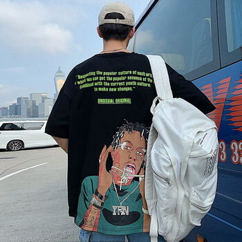 UYUK 短袖 男士T恤 762黑色 