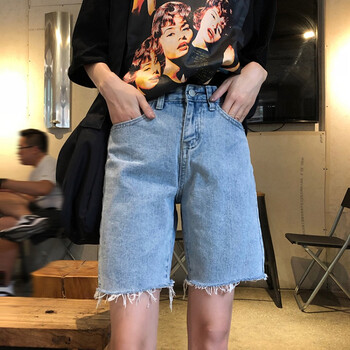 寬松高腰牛仔褲，穿出你的少女心