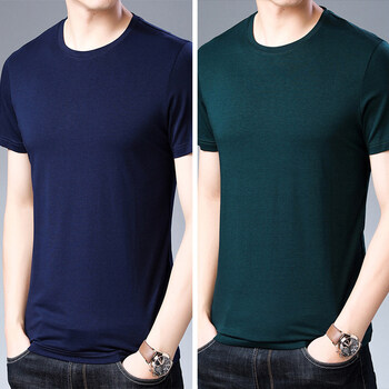 恒源祥（HYX） 短袖 男士T恤 藏青+墨綠 