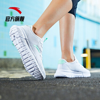 安踏（ANTA）跑步鞋安踏白/熒光白綠-1 