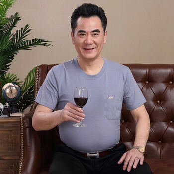 晟易升 短袖 男士T恤 中灰色 