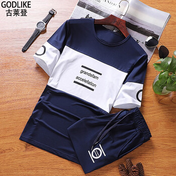 古萊登（GODLIKE） 短袖 男士T恤 A60藏青 