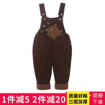 寶寶背帶棉褲3歲