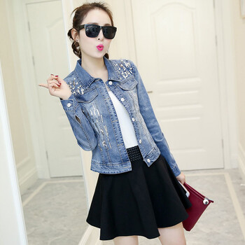 蝶夢(mèng)萱（DIEMENGXUAN）  長(cháng)袖 女 短外套 卷袖，前短后長(cháng)，不規則，紐扣