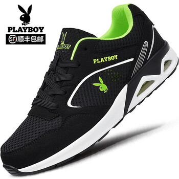 花花公子（PLAYBOY）男士黑/熒光綠(網(wǎng)面) 45
