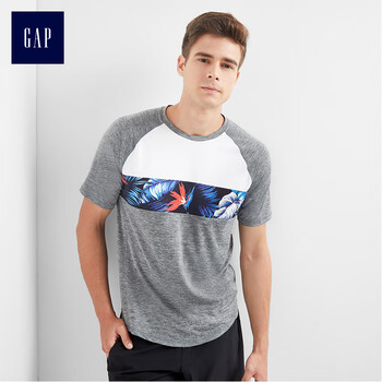 GAP 短袖 男士T恤 植物條紋 