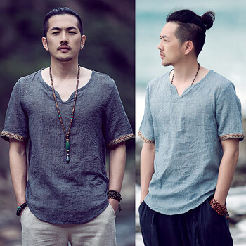 AWOL ATTITUDE WITHOUT LIMITS 短袖 男士T恤 牛仔藍 