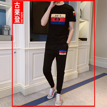 古萊登（GODLIKE） 短袖 男士T恤 26黑色 