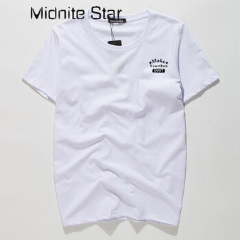 Midnite Star 短袖 男士T恤 白色 97 短袖 