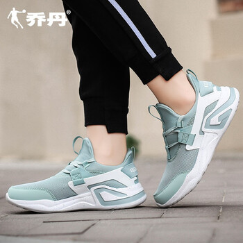 喬丹（QIAODAN）跑步鞋淡灰綠/白色 35，36，37，39.5，39，40