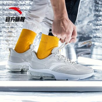 安踏（ANTA）跑步鞋一度灰/安踏白-5 