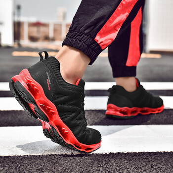 金貝勒（JINBEILE）男士低幫-黑紅 41